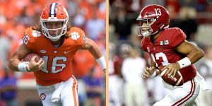 Tua Tagovailoa and Trevor Lawrence