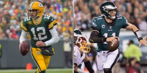 Aaron Rodgers - Carson Wentz