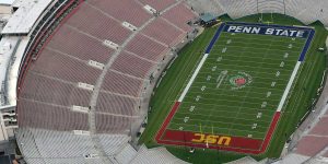 Empty College Footbal Stadium