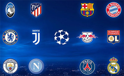 Champions League Team Logos