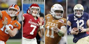 Clemson, Oklahoma, Texas, and Notre Dame