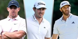 Rory McIlroy, Patrick Cantlay, Dustin Johnson