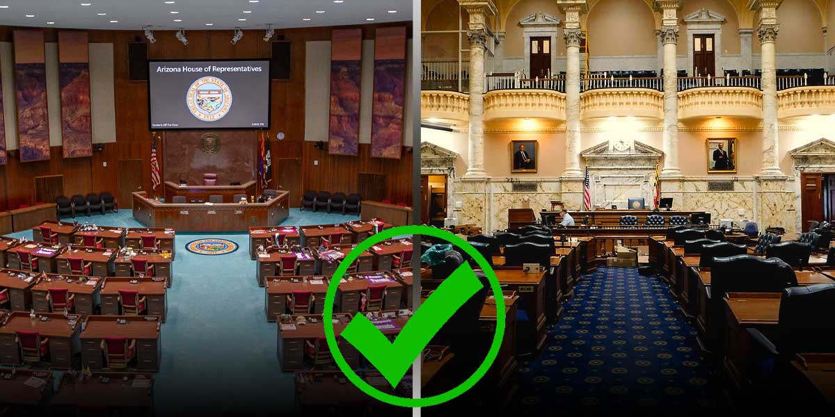 Arizona - Maryland Legislatures