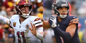 Carson Wentz - Justin Fields