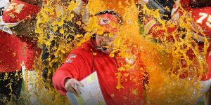 Super Bowl Gatorade Shower
