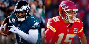 Jalen Hurts vs Patrick Mahomes