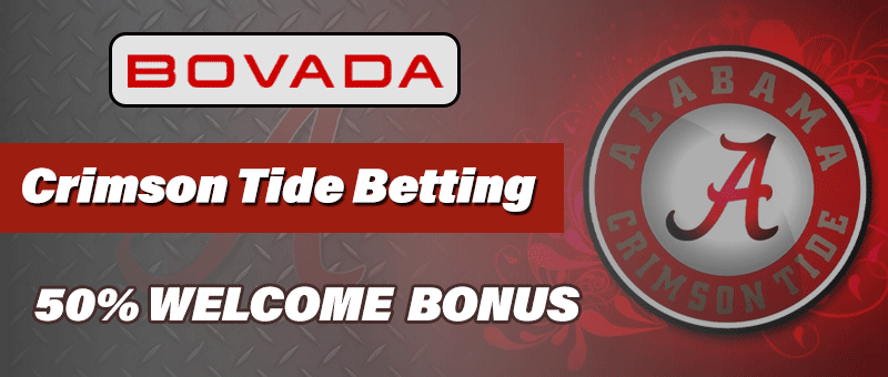 Bet on the Crimson Tide at Bovada Sportsbook