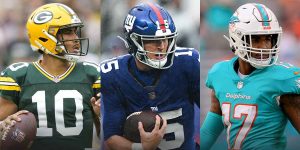 Jordan Love - Tommy DeVito - Jayden Waddle