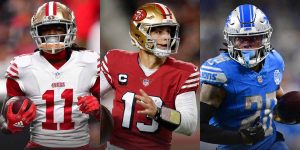 Brandon Aiyuk - Brock Purdy - Jahmyr Gibbs