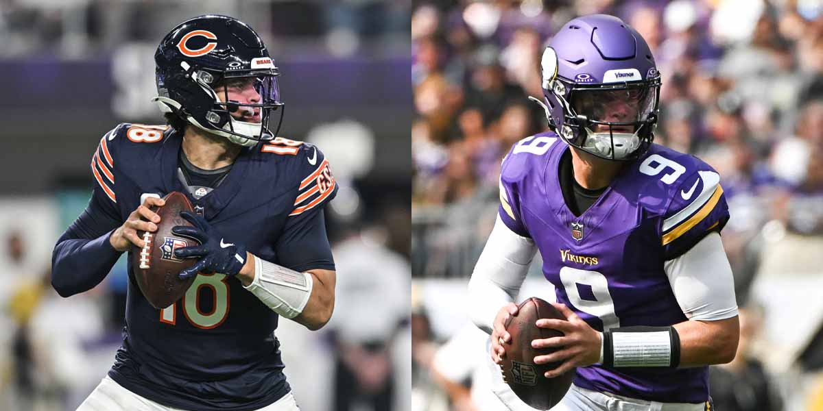 Best Bets For Monday Night Football Week 1: Minnesota Vikings Vs. Chicago Bears - Caleb Williams, JJ McCarthy